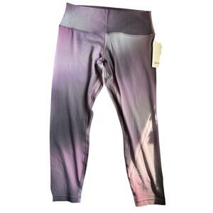 NWT Lululemon Align HR Pant 25 Atmosphere Multi Purple Ombre LW5DMSS Sz 14